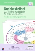 Cover: Nachbestellset zum Beobachtungsbogen f&uuml;r Kinder unter 3 Jahren - Verlag an der Ruhr