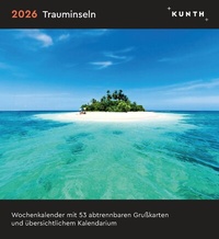 Abbildung von: Trauminseln - KUNTH Postkartenkalender 2026 - Kunth Verlag