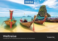 Abbildung von: Weltreise - KUNTH Tischkalender 2026 - Kunth Verlag