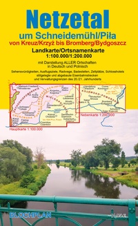 Abbildung von: Landkarte Netzetal um Schneidemühl/Pila - BLOCHPLAN