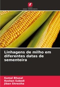 Cover: Linhagens de milho em diferentes datas de sementeira - Edicoes Nosso Conhecimento