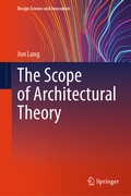 Cover: The Scope of Architectural Theory - Springer