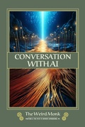 Cover: Photons & The Path to Infinite Dimensions. (Conversations With AI, #5) - The Weird Monk