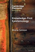 Cover: Knowledge-First Epistemology - Cambridge University Press