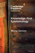 Cover: Knowledge-First Epistemology - Cambridge University Press