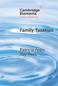 Cover: Family Taxation - Cambridge University Press