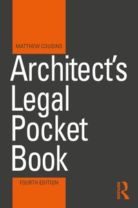 Abbildung von: Architect's Legal Pocket Book - Routledge