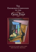 Cover: The Edinburgh Companion to the Prose Poem - Edinburgh University Press