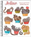 Cover: Feline 12-Month 2026 Monthly/Weekly Planner Calendar - Andrews McMeel Publishing