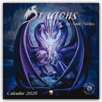 Abbildung von: Dragons by Anne Stokes - Drachen von Anne Stokes 2026 - Original Flame Tree Publishing-Kalender [Kalender] - Flame Tree Publishing
