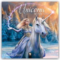 Abbildung von: Unicorns by Anne Stokes - Einhörner von Anne Stokes 2026 - Original Flame Tree Publishing-Kalender [Kalender] - Flame Tree Publishing