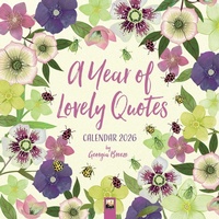 Abbildung von: A Year of Lovely Quotes Wall Calendar 2026 (Art Calendar) - Flame Tree Publishing
