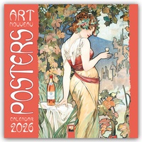 Abbildung von: Art Nouveau Posters - Jugendstil 2026 - Original Flame Tree Publishing-Kalender [Kalender] - Flame Tree Publishing