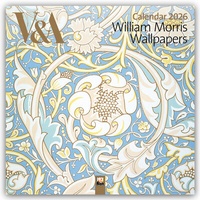 Abbildung von: William Morris Wallpapers - Tapetendesign 2026 - Original Flame Tree Publishing-Kalender [Kalender] - Flame Tree Publishing