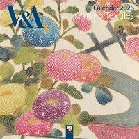 Abbildung von: V&A: Kimono Textiles Wall Calendar 2026 (Art Calendar) - Flame Tree Publishing