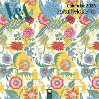 Abbildung von: V&A: Spitalfields Silks Wall Calendar 2026 (Art Calendar) - Flame Tree Publishing