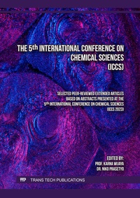 Enlarge image Cover: The 5th International Conference on Chemical Sciences (ICCS) - Trans Tech Publications Ltd