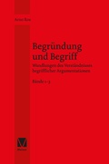 Cover: Begr&uuml;ndung und Begriff - Meiner