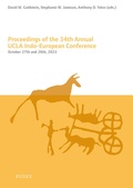 Cover: Proceedings of the 34th Annual UCLA Indo-European Conference - Buske, H