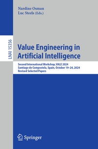 Enlarge image Cover: Value Engineering in Artificial Intelligence - Springer