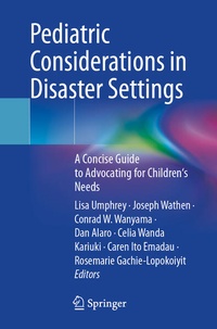 Abbildung von: Pediatric Considerations in Disaster Settings - Springer