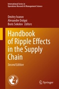 Cover: Handbook of Ripple Effects in the Supply Chain - Springer