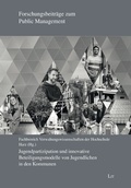 Cover: Jugendpartizipation und innovative Beteiligungsmodelle von Jugendlichen in den Kommunen - Lit Verlag