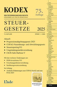 Abbildung von: KODEX Steuergesetze 2025 - Linde Verlag Ges.m.b.H.