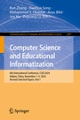 Cover: Computer Science and Educational Informatization - Springer Nature Switzerland AG
