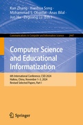 Cover: Computer Science and Educational Informatization - Springer Nature Switzerland AG