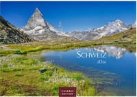 Abbildung von: Schweiz Kalender 2026 - Wandkalender | Fotokalender Alpenländer | Alpenkalender | 35x50cm Grosses Format - . mit den schönsten Orten der Schweiz - CASARES EDITION