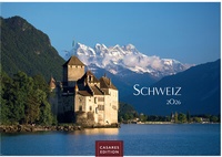 Abbildung von: Schweiz Kalender 2026 - Wandkalender | Fotokalender Alpenländer | Alpenkalender | 24x35cm - . mit den schönsten Orten der Schweiz - CASARES EDITION