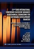 Cover: 22nd ISME International Conference on Recent Advances in Mechanical Engineering for Sustainable Development (RAMESD) - Trans Tech Publications Ltd