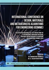 Abbildung von: International Conference on Design, Materials and Metaheuristic Algorithms for Engineering (ICDMME) - Trans Tech Publications Ltd