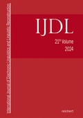 Cover: International Journal of Diachronic Linguistics and Linguistic Reconstruction - Reichert Verlag