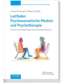 Abbildung von: Leitfaden Psychosomatische Medizin und Psychotherapie - Deutscher Ärzteverlag