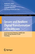 Cover: Secure and Resilient Digital Transformation of Healthcare - Springer