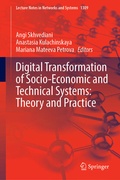 Cover: Digital Transformation of Socio-Economic and Technical Systems: Theory and Practice - Springer