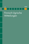 Cover: Finnisch-Ugrische Mitteilungen 48 - Buske, H