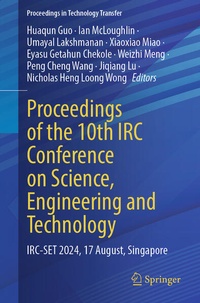 Enlarge image Cover: Proceedings of the 10th IRC Conference on Science, Engineering and Technology - Springer Nature Switzerland AG