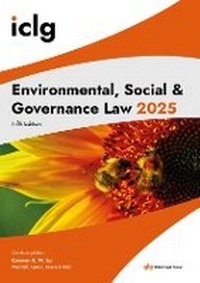 Abbildung von: Environmental, Social & Governance Law 2025 - Global Legal Group Ltd