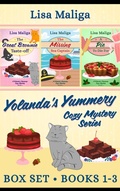 Cover: Yolanda's Yummery Cozy Mystery Series Box Set, Books 1-3 (A Yolanda's Yummery Cozy Mystery) - Lisa Maliga
