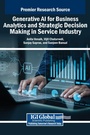 Cover: Generative AI for Business Analytics and Strategic Decision Making in Service Industry - IGI Global