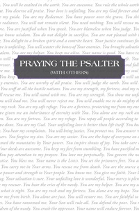 Enlarge image Cover: Praying the Psalter (With Others) - WestBow Press