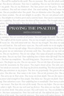 Cover: Praying the Psalter (With Others) - WestBow Press