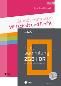 Abbildung von: Spezialangebot "Textsammlung ZGB | OR" und "Grundkenntnisse Wirtschaft und Recht" - hep verlag