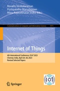 Cover: Internet of Things - Springer