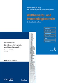 Abbildung von: Kombipaket Wettbewerbs- und Immaterialgüterrecht und FlexLex Geistiges Eigentum und Wettbewerb - Facultas