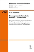 Abbildung von: Erbzeugnisse im Verhältnis Schweiz-Deutschland - Stämpfli Verlag AG