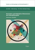 Cover: Normative und deskriptive Dimensionen der Kulturphilosophie - Ergon